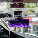 Car Internal Rearview Mirror Car Modified LED 3D Rearview Mirror(Light Blue)