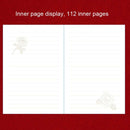 B6 PU Leather Retro Password Book With Lock Diary Hand Book(Purple)