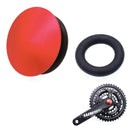 5 PCS Bicycle Hollow Integrated CNC Aluminum Alloy Crankset Dust Cover, Size: 21-23mm(Red)