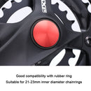 5 PCS Bicycle Hollow Integrated CNC Aluminum Alloy Crankset Dust Cover, Size: 21-23mm(Red)