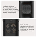 Desktop Silent Intelligent Constant Temperature Heating Electric Heater, Spec: UK Plug