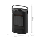 Desktop Silent Intelligent Constant Temperature Heating Electric Heater, Spec: UK Plug