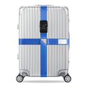 Luggage Reinforcement Straps Fixed Protective Rope With Combination Lock, Color: Customs Lock Blue