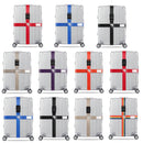 Luggage Reinforcement Straps Fixed Protective Rope With Combination Lock, Color: Customs Lock Black