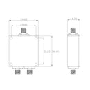 2000~6000MHz SMA 1 To 2 Microstrip Power Splitter