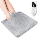 60W Electric Feet Warmer For Women Men Pad Heating Blanket US Plug 120V(Dark Gray)