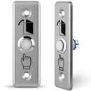 3 PCS Stainless Steel Exit Switch Button Metal Access Control Button