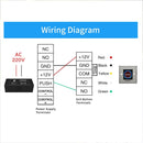 Infrared Induction Contact-free Access Control Door Open Button