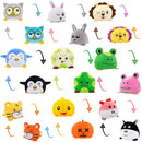 Reversible Flip Plush Toy Soft Cute Animal Flip Doll, Color: Orange Tiger