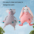 Soothing Towel Baby Doll Sleep Plush Toy(Long Ear Rabbit)