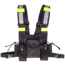 MTP-340 Adjustable Walkie-talkie Call Machine Vest, Size: One Size(Small With Reflective Strips)