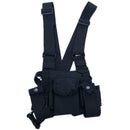 MTP-340 Adjustable Walkie-talkie Call Machine Vest, Size: One Size(Small Black)