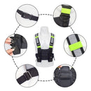 MTP-340 Adjustable Walkie-talkie Call Machine Vest, Size: One Size(Small Black)