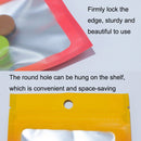 100PCS Aluminum Foil Ziplock Bag Jewelry Sealed Packaging Bag, Size: 8.5x13cm (Yellow Gradient)