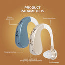 Hearing Aid Audiphones Sound Amplifier EU Plug(Golden)