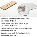 Irregular Acrylic Mirror With Wooden Base Photo Props(Mountain)
