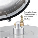 Round Floor Scrubber High Pressure Cleaner, Size: 15 inch Stainless Steel+2 Shots
