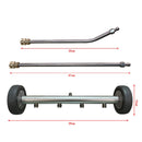 Car Chassis Washe 1/4 Quickly Inserts Road Cleaning Brush(Grey)
