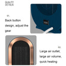 XH-1201 Winter Desktop Small Heater Quiet Fast Heat PTC Electric Heater, CN Plug(Blue)