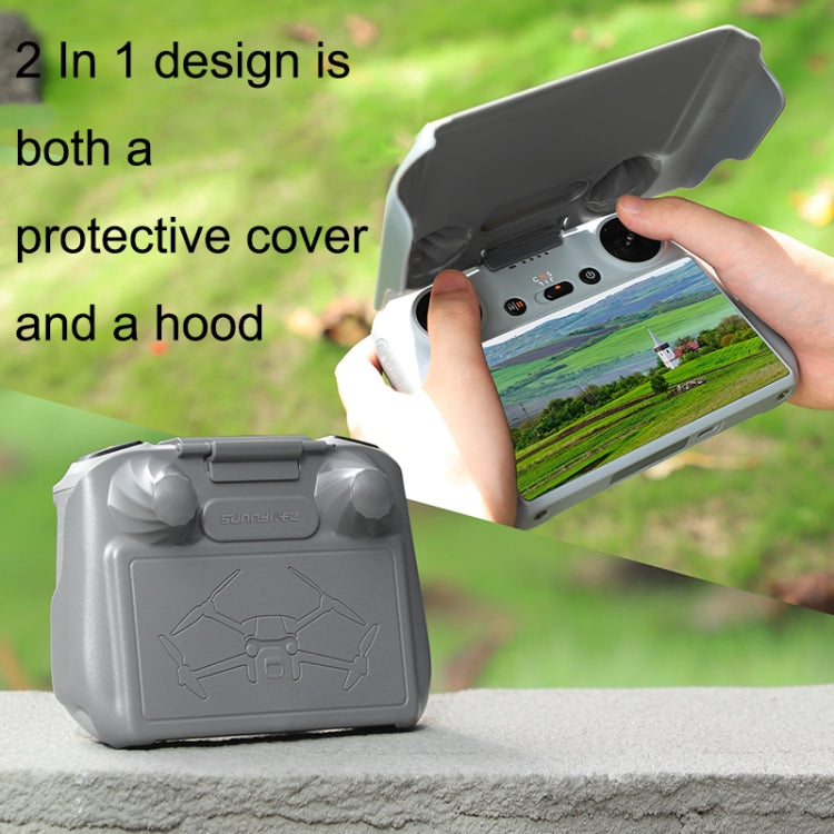 Sunnylife MM3-YK466 RC Joystick Screen Scratch Resistant Remote Control Protective Hood for DJI Mini 3 Pro(Grey)