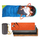 Winter Outdoor Camping Smart Portable Heating Sleeping Pad(Flower Color)