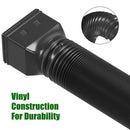 Downspout Extenders Telescoping Rain Gutter Drains(Black)