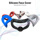 VR Silicone Eye Mask+Lens Protective Cover+Joystick Hat, For Oculus Quest 2(Black)