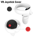 VR Silicone Eye Mask+Lens Protective Cover+Joystick Hat, For Oculus Quest 2(Pink)