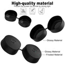 VR Silicone Eye Mask+Lens Protective Cover+Joystick Hat, For Oculus Quest 2(Red)