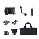 135W Portable Fill Light Handheld LED Photography Light, Style: Single Color Tmperature Set EU Plug