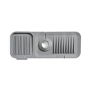Faucet Silicone Draining Mat Anti-splash Kitchen Sink Non-slip Soap Mat, Size: Large(Deep Gray)