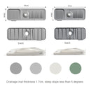 Faucet Silicone Draining Mat Anti-splash Kitchen Sink Non-slip Soap Mat, Size: Large(Light Gray)