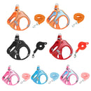 TM050 Pet Chest Strap Vest Type Breathable Reflective Traction Rope XXS(Black)