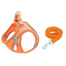 TM050 Pet Chest Strap Vest Type Breathable Reflective Traction Rope M(Vitality Orange)