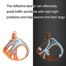 TM050 Pet Chest Strap Vest Type Breathable Reflective Traction Rope L(Blue)
