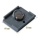 JMSUZ 200PL-14 For Manfrotto Camera Tripod Head Quick Release Plate Base