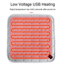 11696 5V USB Plug-in Car Timing Heating Seat Cushion(45x45cm)