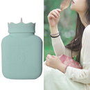 LT-7003 Handheld Hot Compress Silicone Water Injection Warm Water Bag(Green)