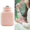 LT-7003 Handheld Hot Compress Silicone Water Injection Warm Water Bag(Pink)