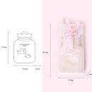 LT-7003 Handheld Hot Compress Silicone Water Injection Warm Water Bag(Pink)