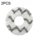 For Ecovacs Deebot N9+ 2pcs Robot Vacuum Cleaner Steam Mop Cloth,Styleï¼š Striped Rag