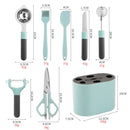 5 PCS / Set Stainless Steel Peeler Kitchen Gadgets Set With Storage Holder