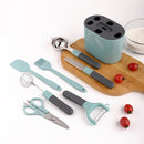6 PCS / Set Stainless Steel Peeler Kitchen Gadgets Set With Storage Holder