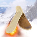 Imitation Lamb Wool Thickened Invisible Thermal Insole, Size: L(Cream Color)