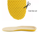 Imitation Lamb Wool Thickened Invisible Thermal Insole, Size: L(Cream Color)