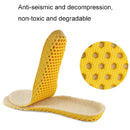 Imitation Lamb Wool Thickened Invisible Thermal Insole, Size: S(Cream Color)