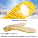 Imitation Lamb Wool Thickened Invisible Thermal Insole, Size: L(Cream Color)