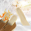 Imitation Lamb Wool Thickened Invisible Thermal Insole, Size: L(Cream Color)