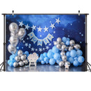 2.1m x 1.5m Birthday Party Shooting 3D Printed Background Cloth(4720)