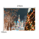 2.1m x 1.5m Christmas Photo Background Cloth Party Decoration Props(001)